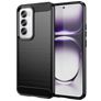 Mobigear Brushed Slim OPPO Reno 12 Pro Hoesje Flexibel TPU Backcover - Zwart