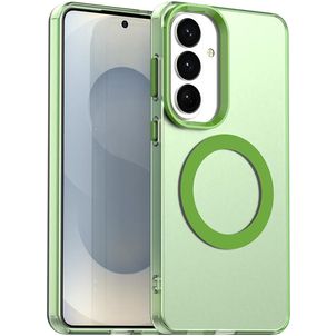 Mobigear Shockproof Samsung Galaxy S26 Plus MagSafe Hoesje Hardcase Backcover - Groen