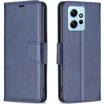 Mobigear Excellent Xiaomi Redmi Note 12 Hoesje Bookcase Portemonnee - Blauw