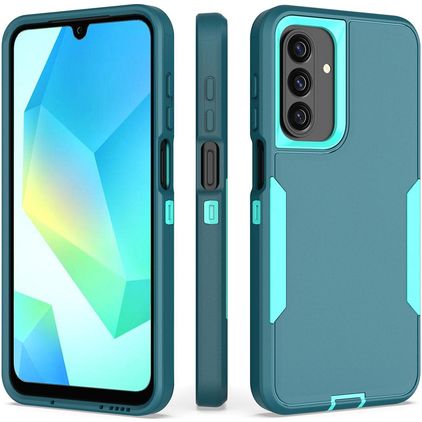 Mobigear Rugged Samsung Galaxy A16 Hoesje Hardcase Backcover Shockproof - Groen