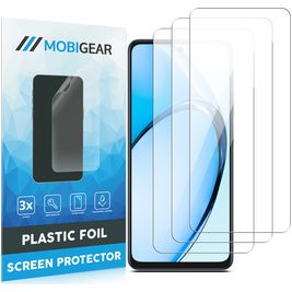 Mobigear OPPO A60 Screenprotector Folie - Case Friendly (3-Pack)