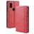 Mobigear Sensation Motorola One Vision Hoesje Bookcase Portemonnee - Rood