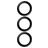 PanzerGlass Hoops Samsung Galaxy S26 Glazen Camera Lens Protector - Case Friendly - Zwart