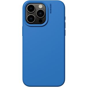 Nudient Base iPhone 15 Pro Max Siliconen Hoesje Backcover - Vibrant Blue