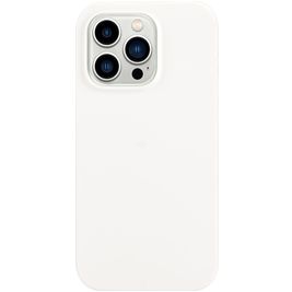 Mobigear Colors iPhone 14 Pro Max Hoesje Flexibel TPU Backcover - Wit