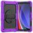 Mobigear SureGrip Xtreme Samsung Galaxy Tab A9 Plus (2023) Hoes Hard Kunststof,Siliconen Backcover + Schouderband + Standaard - Paars