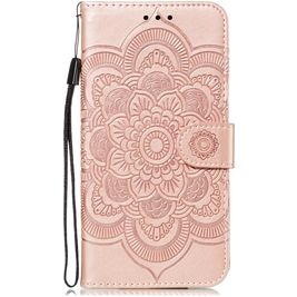 Mobigear Mandala iPhone 11 Pro Max Hoesje Bookcase Portemonnee - Roségoud