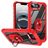 Mobigear Crystal Ring iPhone 16e Hoesje Hardcase Backcover met Ringhouder - Rood