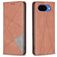 Mobigear Rhombus Slim Google Pixel 10a Hoesje Bookcase - Bruin