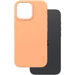 CARE by PanzerGlass Fashionable iPhone 16 Pro Max Siliconen MagSafe Hoesje Backcover - Peachy