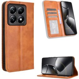Mobigear Sensation Xiaomi 14T Hoesje Bookcase Portemonnee - Bruin