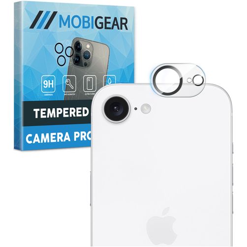 Mobigear iPhone 16e Glazen Camera Lens Protector - Case Friendly