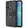 Mobigear Armor Ring OnePlus Nord 2T 5G Hoesje Hardcase Backcover Shockproof met Ringhouder - Zwart