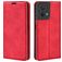 Mobigear Retro Slim OPPO Reno 8 5G Hoesje Bookcase Portemonnee - Rood