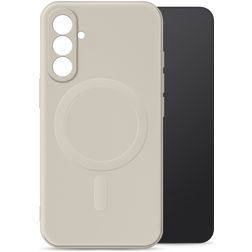 My Style Protective Flex Samsung Galaxy A36 MagSafe Hoesje Flexibel TPU Backcover - Antique White