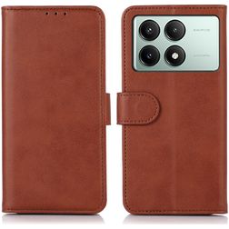 Mobigear Wallet POCO X6 Pro Hoesje Bookcase Portemonnee - Bruin