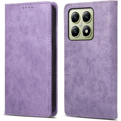 Mobigear Wallet Xiaomi 14T Hoesje Bookcase Portemonnee - Paars