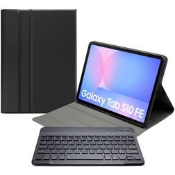 Mobilize Detachable Bluetooth Keyboard Samsung Galaxy Tab S10 FE Hoes QWERTY Bluetooth Toetsenbord Bookcase - Zwart