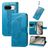 Mobigear Butterfly Google Pixel 8 Hoesje Bookcase Portemonnee - Blauw