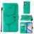 Mobigear Butterfly Samsung Galaxy A35 Hoesje Bookcase Portemonnee - Groen