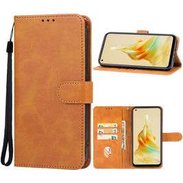 Mobigear Wallet OPPO Reno 8T 4G Hoesje Bookcase Portemonnee - Bruin