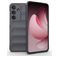 Mobigear Bumpy Samsung Galaxy S25 FE Hoesje Flexibel TPU Backcover - Grijs