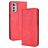 Mobigear Sensation Motorola Moto E32s Hoesje Bookcase Portemonnee - Rood
