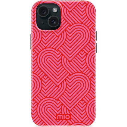 MIO iPhone 15 Plus MagSafe Hoesje Hardcase Backcover - Wild Hearts