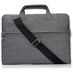 Mobigear Denim Zipper Laptop Schoudertas Laptoptas - Grijs