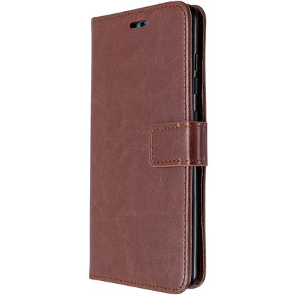 Mobigear Wallet Samsung Galaxy A51 Hoesje Bookcase Portemonnee - Bruin
