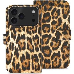 My Style Flex Wallet iPhone 17 Pro Hoesje Bookcase Portemonnee - Wild Leopard