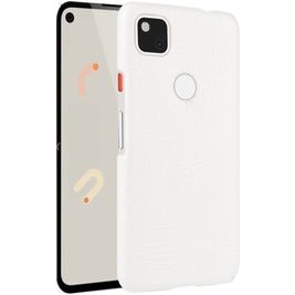Mobigear Croco Google Pixel 4a Hoesje Hardcase Backcover - Wit