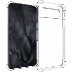 Mobigear Cushion Doorzichtig Google Pixel 8 Pro Hoesje Flexibel TPU Backcover Shockproof - Transparant