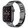 Mobigear Lissabon Stalen Apple Watch Bandje Vouwsluiting - 42/41/40/38 mm - Spacegrijs