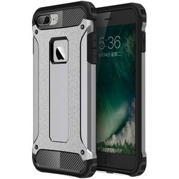 Mobigear Outdoor iPhone 8 Plus Hoesje Hardcase Backcover Shockproof - Grijs