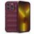Mobigear Bumpy iPhone 14 Pro Hoesje Flexibel TPU Backcover - Bordeaux Rood