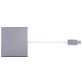 Mobigear USB-C naar HDMI / USB-A / USB-C Hub - Grijs