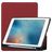 Mobigear Tri-Fold Gel iPad Pro 10.5 Inch (2017) Hoes TPU,Kunstleer Bookcase + Stylus Houder - Bordeaux Rood