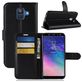 Mobigear Classic Samsung Galaxy A6 (2018) Hoesje Bookcase Portemonnee - Zwart