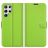Mobigear Classic Samsung Galaxy S22 Ultra Hoesje Bookcase Portemonnee - Groen