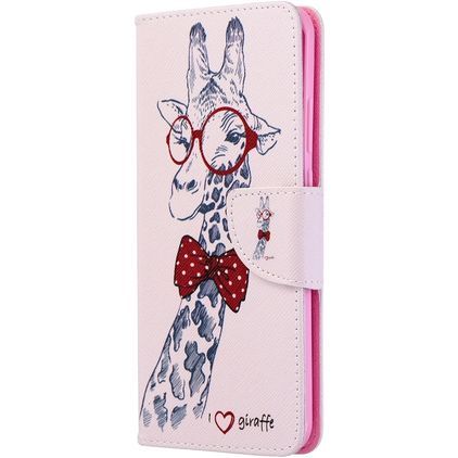 Mobigear Design Huawei P40 Pro Hoesje Bookcase Portemonnee - Giraffe