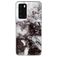Mobigear Marble Huawei P40 Hoesje Flexibel TPU Backcover - Zwart / Wit