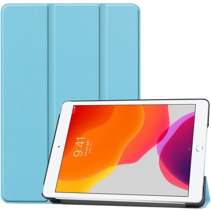 Mobigear Tri-Fold iPad 9 (2021) Hoes Bookcase - Blauw
