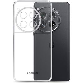 Mobilize Gelly Doorzichtig OnePlus 12 Hoesje Flexibel TPU Backcover - Transparant