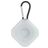 Mobigear Square Key Apple AirTag Hoesje Flexibel Siliconen Sleutelhanger - Transparant