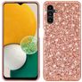 Mobigear Glitter Samsung Galaxy A54 Hoesje Hardcase Backcover - Roségoud