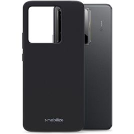 Mobilize Rubber Gelly Realme GT 7T Hoesje Flexibel TPU Backcover - Zwart