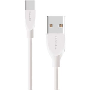 Mobiparts USB-A naar USB-C Kabel 1 Meter - Wit
