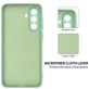 Mobigear Rubber Touch Samsung Galaxy A56 Siliconen Hoesje Backcover - Groen