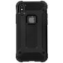 Mobiparts Rugged Shield iPhone XS Hoesje Hardcase Backcover Shockproof - Zwart